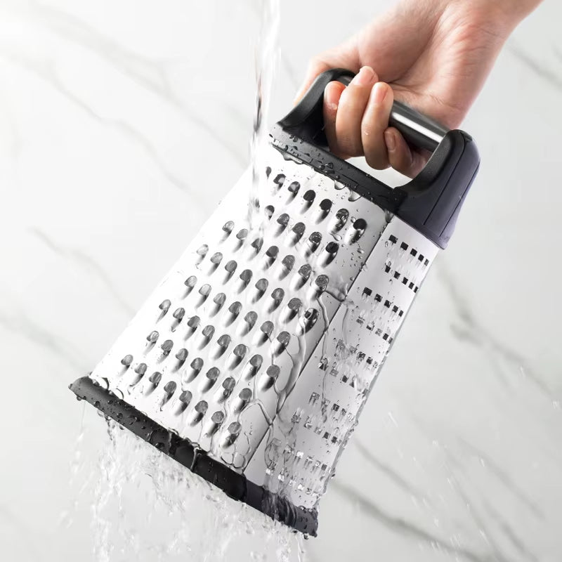 4-Sided Box Grater – Multi-Purpose Vegetable & Cheese Grater
